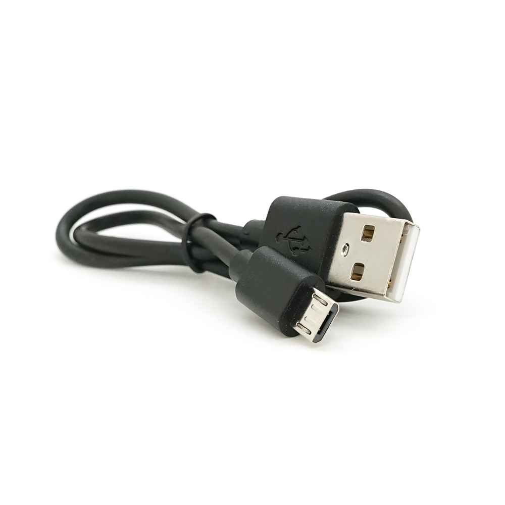 Кабель USB 2.0 (AM/Miсro 5 pin) 0,3 м, чорний