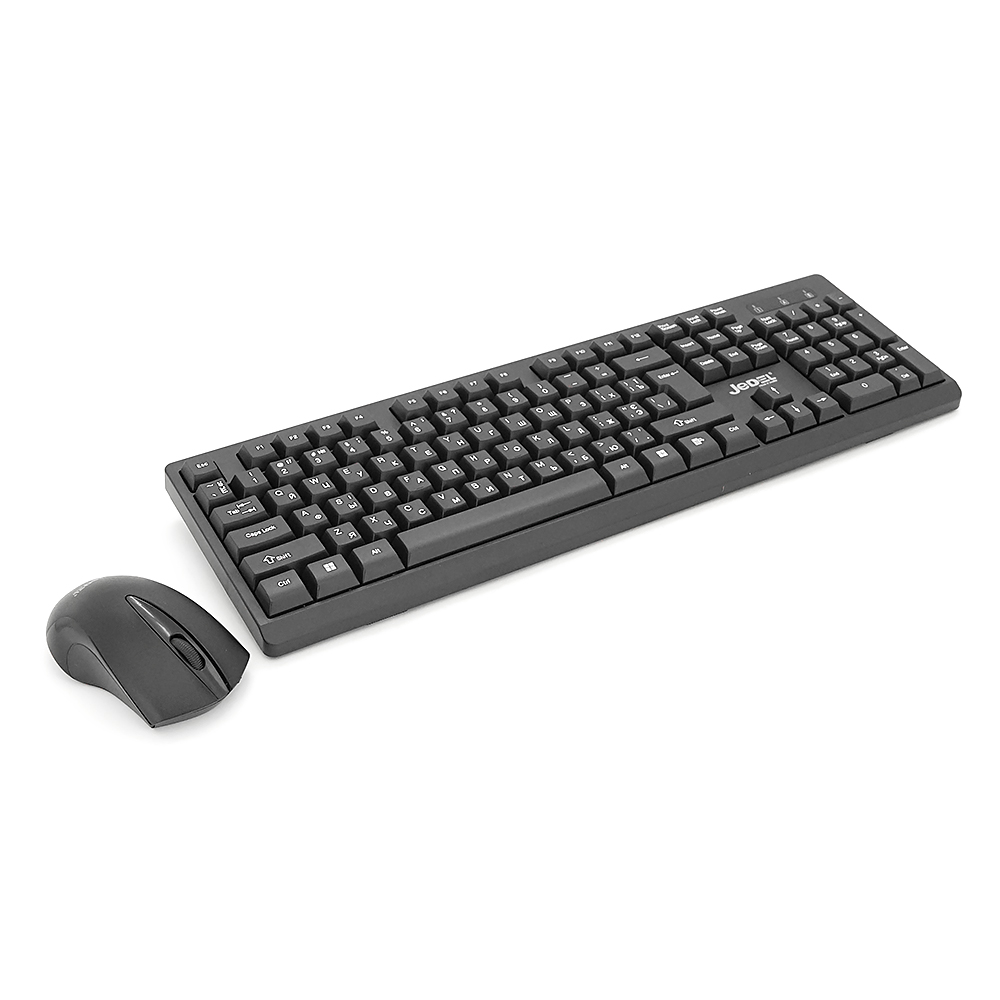 Бездротовий комплект KB+Mouse JEDEL WS736, 2.4GHZ, (Eng /Укр/ Pyc), Box