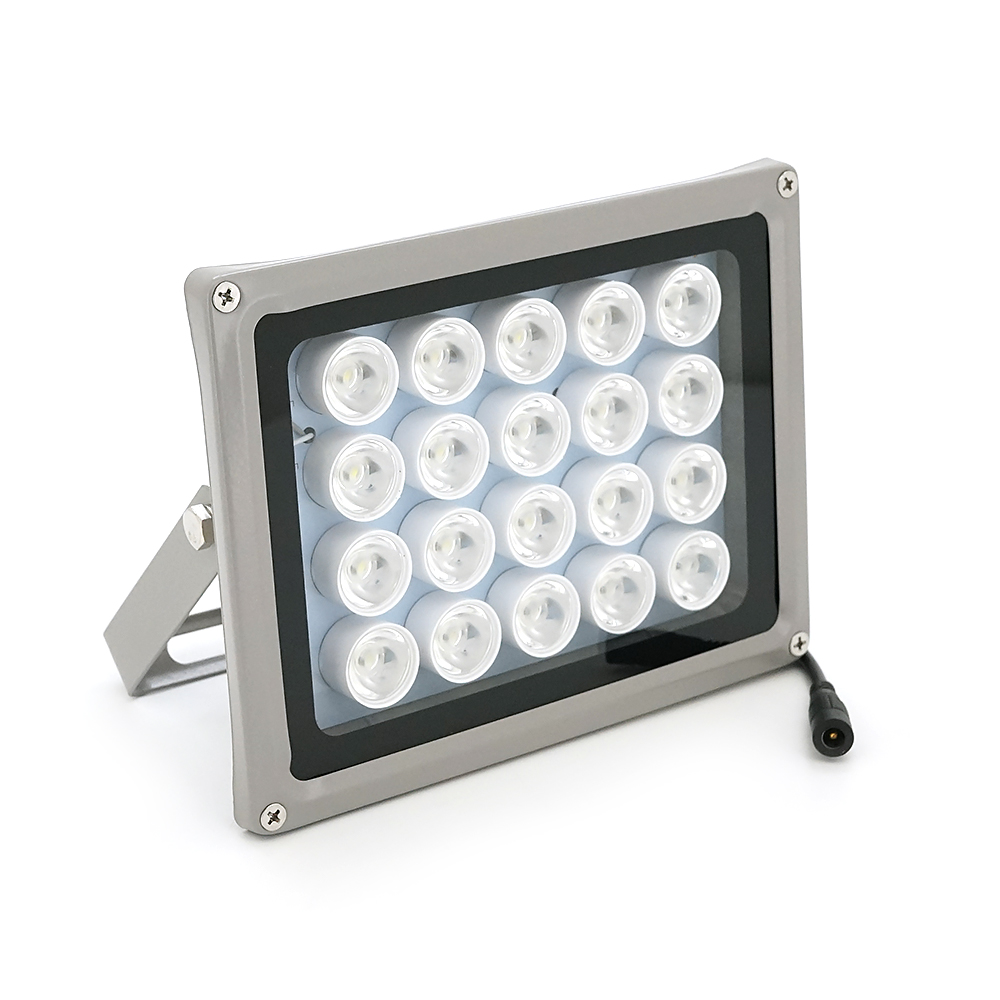 Прожектор спрямований із сутінковим датчиком 12V 24W, 20LED, IP66, кут огляду 60°, 177*138*71мм, BOX