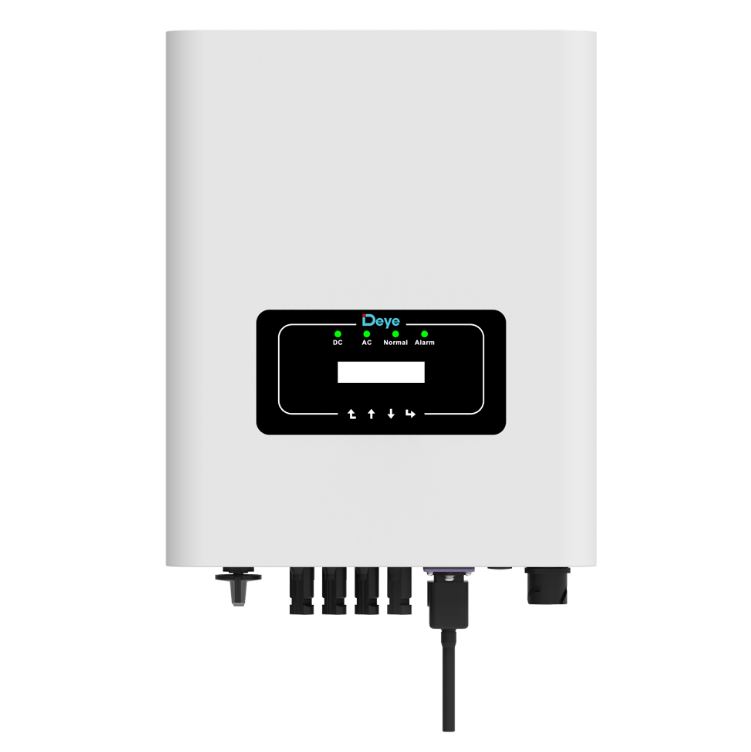 Мережевий сонячний інвертор трифазний (on-grid) Deye SUN-10K-G06,10 кВт, 2 МРРT(120-1000V), WiFi, RS485/RS232, IP65, (283×525×178mm), 11,5 кг