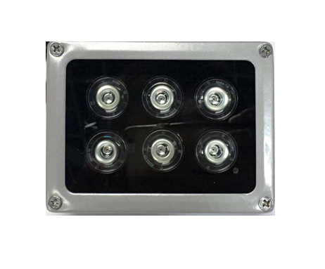 ІЧ-прожектор HYYS6R. 220V, 6W, 6LED, IP66, 850Нм, кут огляду 90 °, дальність до 70м.