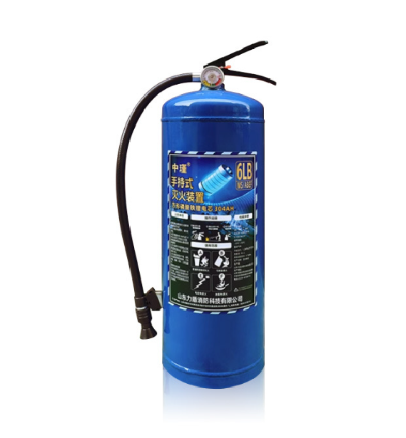 Вогнегасник 304AH-6 класу D (гасіння горючих металів), 6л, агент-S-100-AB-NT(піна), робоча температура -10°C-+55°C, клас пожежі 3A,14B,E,75F