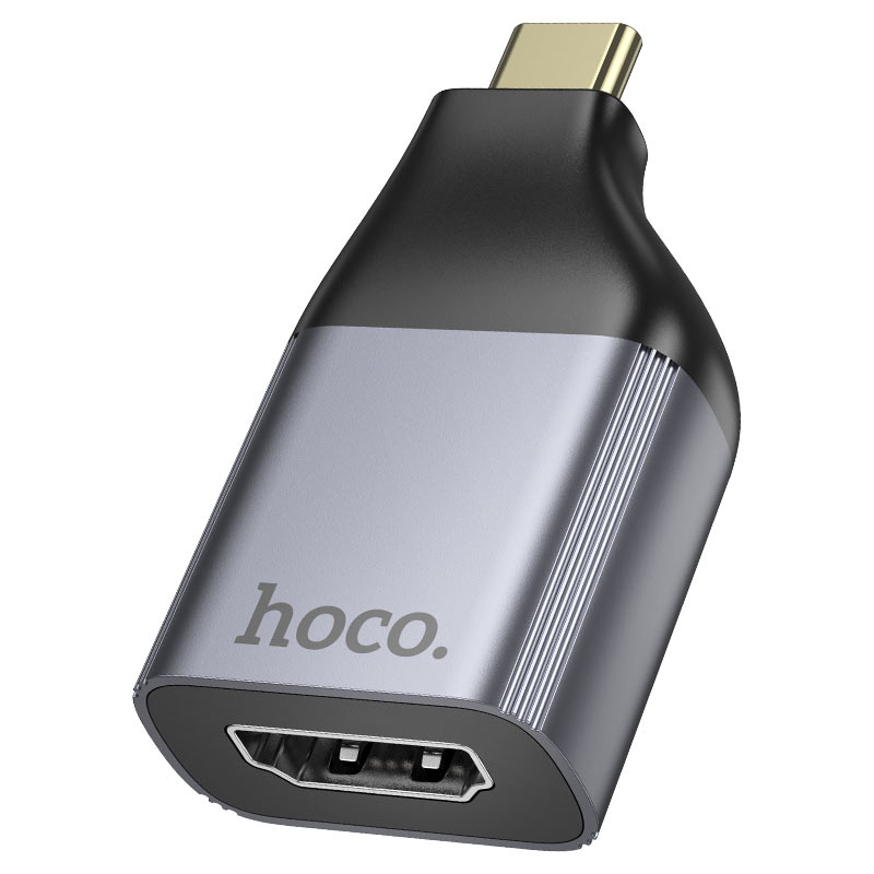 Перехідник HOCO UA33 Type-C (тато)/HDMI(мама), Black-gray