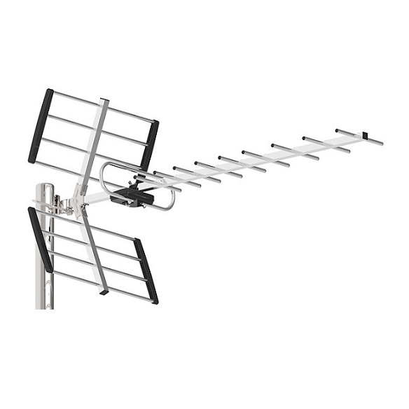 Цифрова антена HD-11BJJ5 на штангу, Діапазон частот: 470-862мГц, Посилення 15дБ