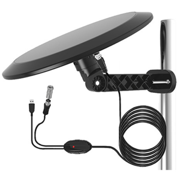 Цифрова антена HD-119 на штангу, Діапазон частот: 470-862мГц, Посилення 15дБ