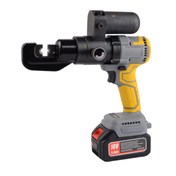 Електричні обтискні кліщі EZ-70, зусилля обтиску 45kN, для діаметра 4-70 мм², пресформи 4,6,10,16,25,35,50,70 мм², LiIon 21V, ЗУ, Box