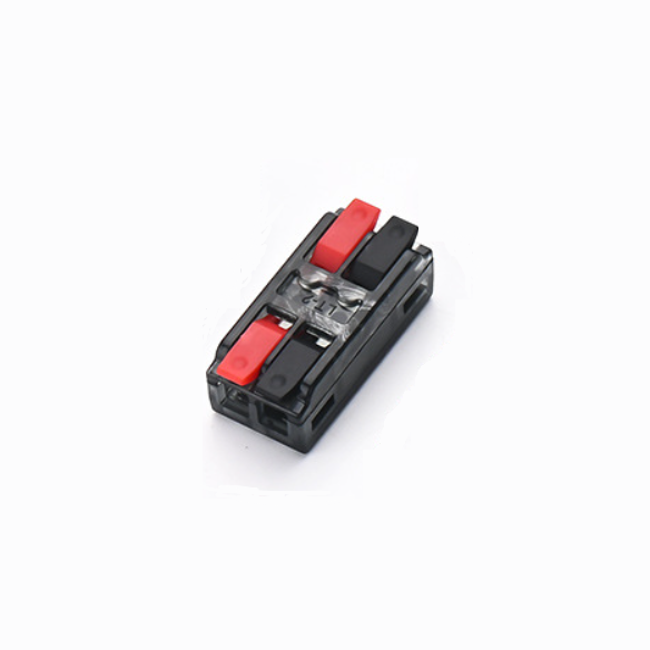 Клема  з натискними затискачами 1-провідна LT-2, 2-pin, 250V, 32A, 0.5-2.5mm2, 13,5*30*11mm, сіра