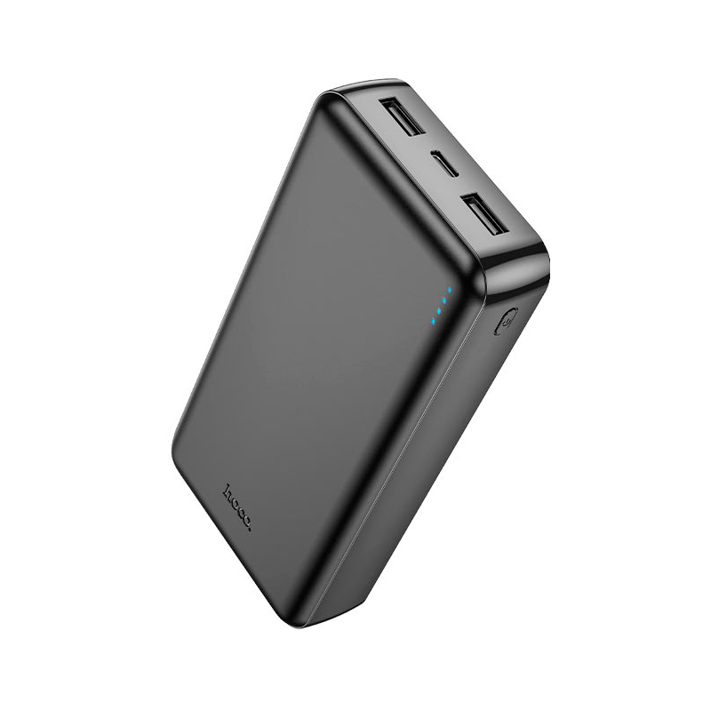 Power Bank HOCO J100A 20000mAh, USB+Type-C, 2A, Black, 0.470kg, Box