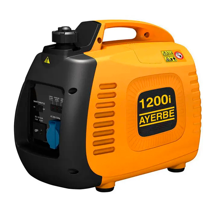 Генератор інверторний БЕНЗИНОВИЙ AYERBE AY-1200,0.85kW (1kW), однофазний, 220V, 50Hz, об'єм 2.1л