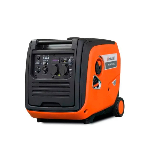 Генератор інверторний БЕНЗИНОВИЙ UNICRAFT PG-I 40 SE-S HC, 4kW (4kW), однофазний, 220V, 50Hz, об'єм 12л