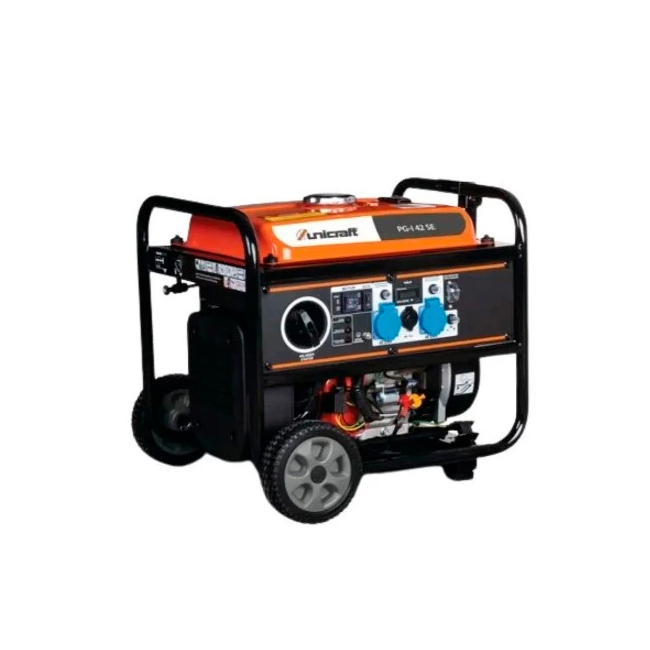 Генератор інверторний Бензиновий UNICRAFT PG-I 42 SE, 3.5kW (4.1kW), однофазний, 220V, 50Hz, об'єм 15л