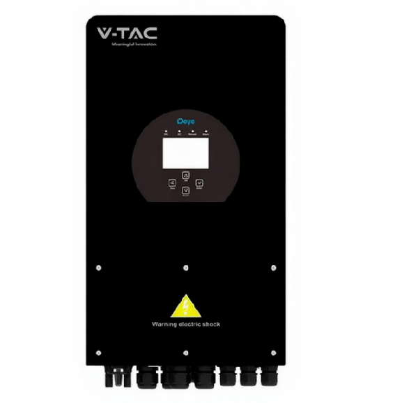 Гібридний інвертор  (hybrid) BLACK Deye SUN-5K-SG03LP1-EU WI-FI, 5кВт, однофазный, (МРРТ 125-425/ 120А/ DC48В )Parallel