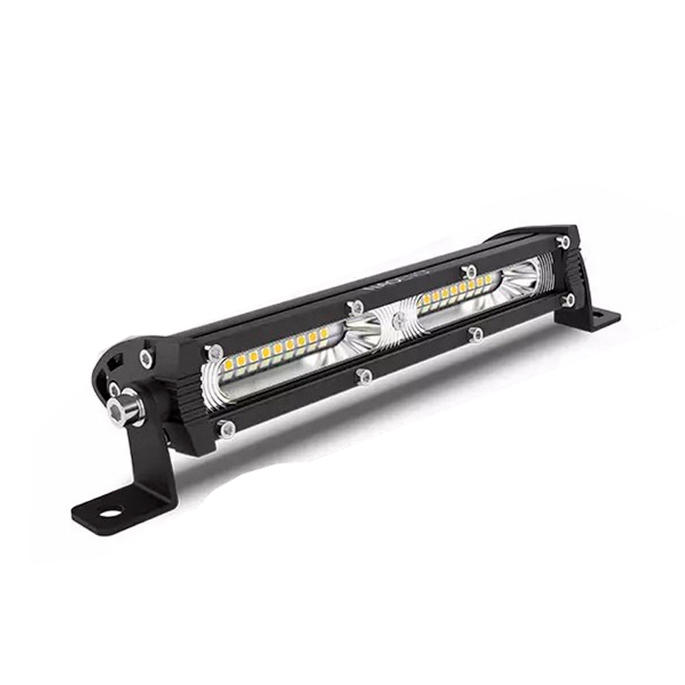 Фара протитуманна світлодіодна (LED балка) RS-120W, 40 LEDs, 12-24V, 120W, 6000K, 12000Lm, IP67, 350x60x75mm, Black