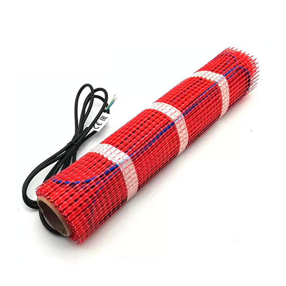Електричний нагрівальний мат для теплої підлоги, 150W, 1м², 220V, 50-60°C, двожильний, 235х235х515 мм, 5 кг.