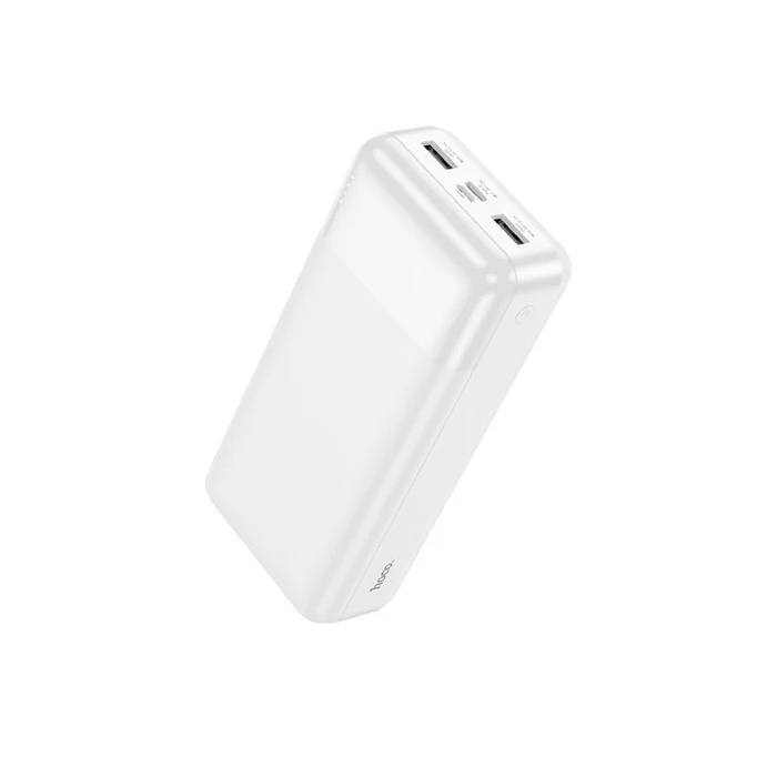 Power Bank HOCO J72B 30000mAh, USB+Type-C, 2A, White, 0.630kg, Box