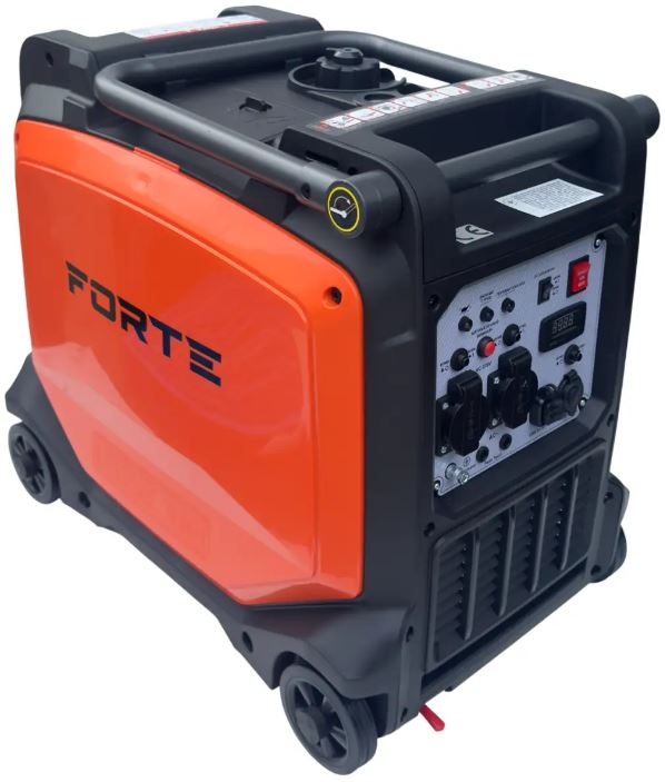 Генератор інверторний БЕНЗИНОВИЙ FORTE FG6500IE (5 kW), однофазний, 220V, 50Hz, об'єм бака 11л, електростарт