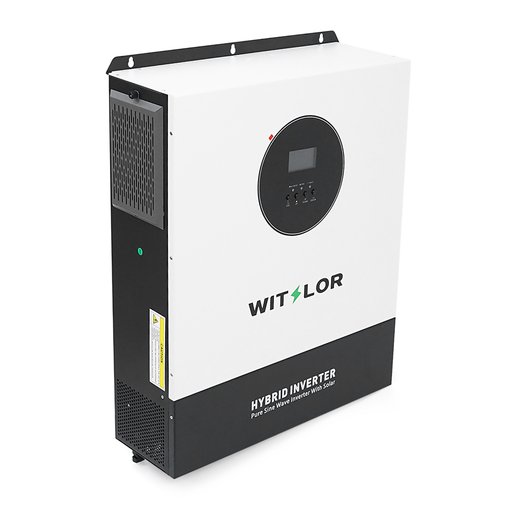 Гібридний інвертор WITSLOR HF11048-B, 1Ф-11kW, 48V, ток заряда 10-120А, 200-400V, MPPT 90-500VDC, PV 500VDC, 19kg