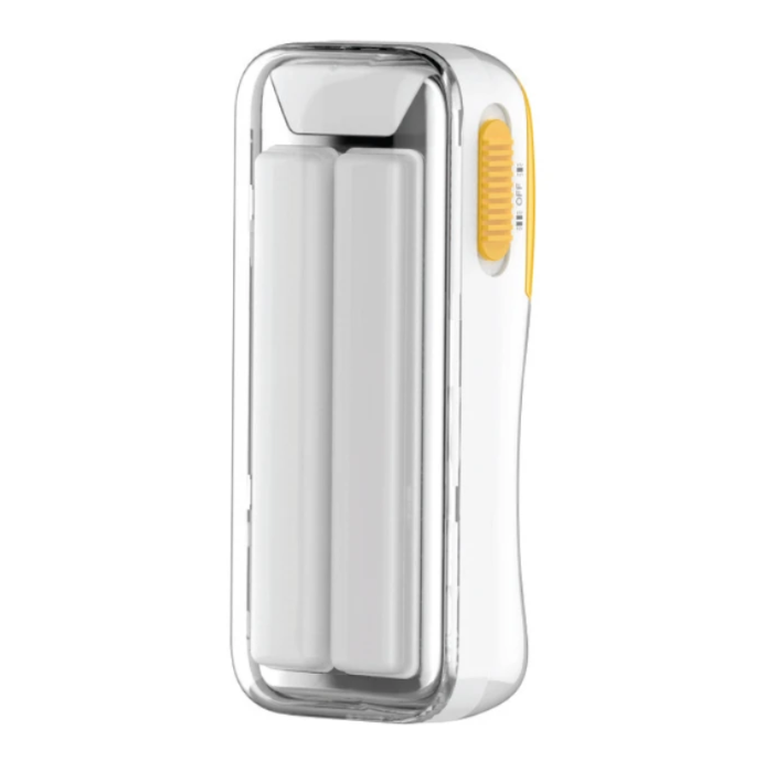 Лампа-ліхтар HOROZ FORLAN, 10W, 430 lm, корпус-пластик, ударостійкий, кабель microUSB, літієвий акум 4В 1,6А, час роботи 0,7-1,5 годин White, BOX