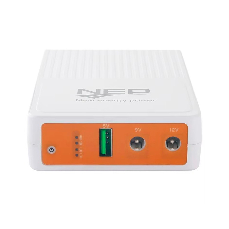 ДБЖ для роутера Mini UPS/Powerbank для роутера NEP QX-600, 5V/9V/12V, 25W, 8800mAh, БП 220/12V, White, Box