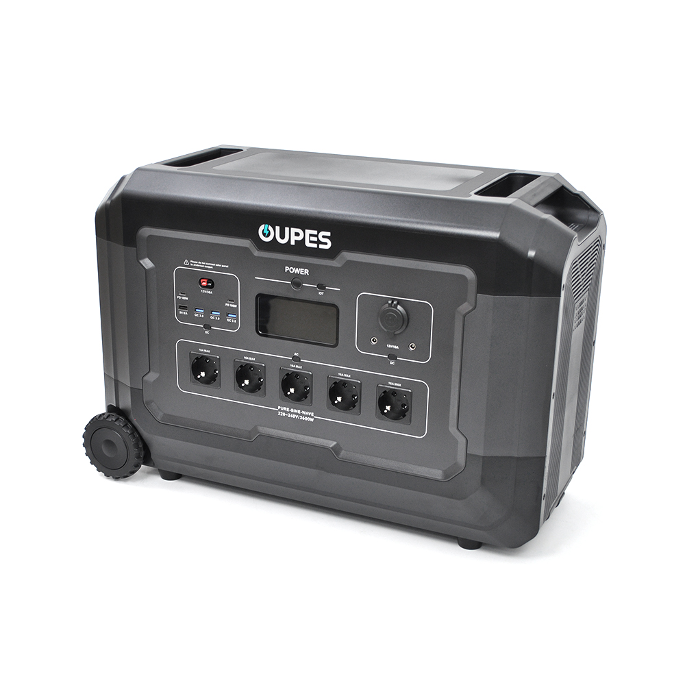 Портативне джерело живлення OUPES S3, LiFePO4, потужність 3600Вт, пікова 7000Вт, 3072Wh, 642*305*438 мм, 37.8 кг