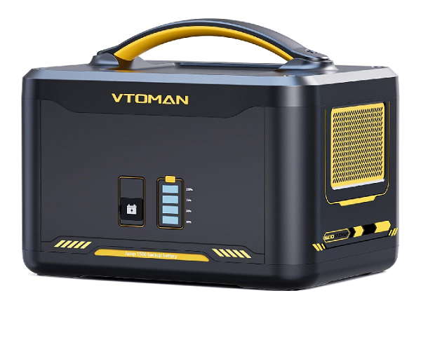 Додаткова батарея VTOMAN Jump 1500X, 1548 Втч, LiFePO4 для підключення до портативних електростанцій Jump1500X/Jump2200, 36х28х27см; 20 кг