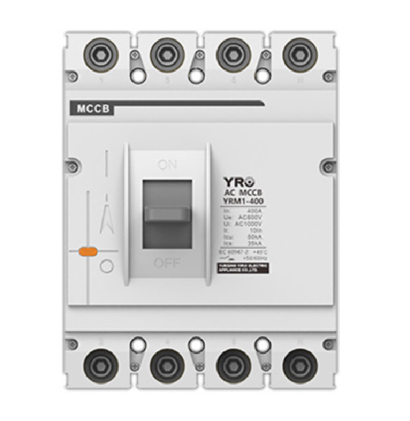 Автоматичний вимикач змінного струму YRO YRM1-400/3300 MCCB, 4P 400A AC400V