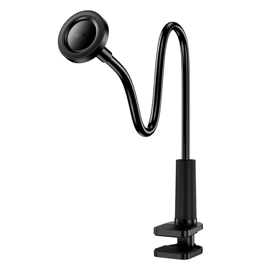 Холдер магнітний HOCO HD13, з гнучкою конструкцією, кріплення-прищіпка, 70 см, Black, Box