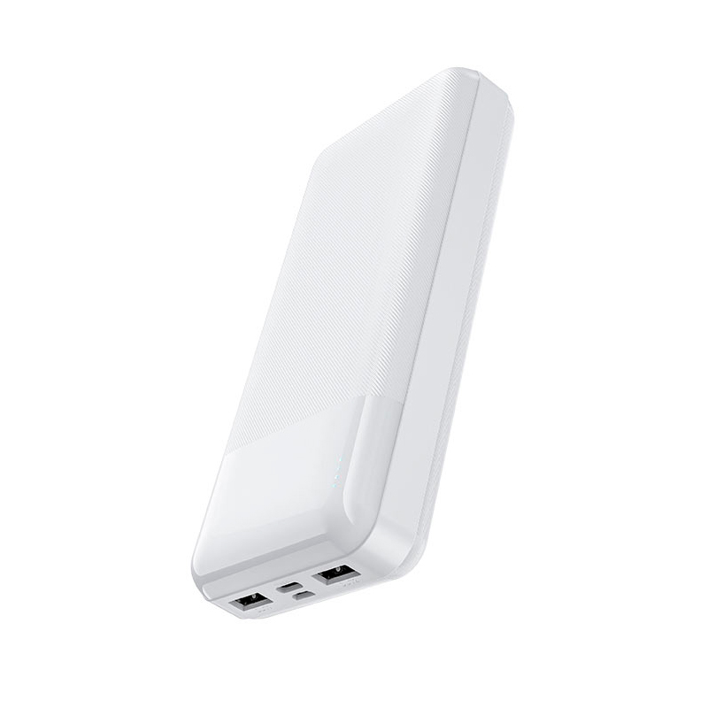 Power Bank HOCO J72A 20000mAh, USB+Type-C, 2A, White, 0.450kg, Box