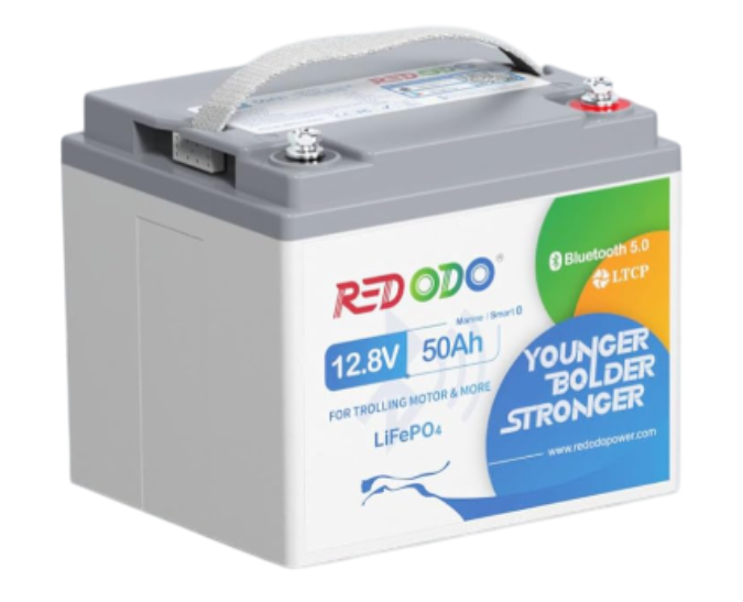 Акумуляторна батарея LiFePO4 Redodo TM-BT 12.8V 50Ah, 640Wh, BMS 50A, Bluetooth, 255 х 230 х 220мм, 6,05 кг