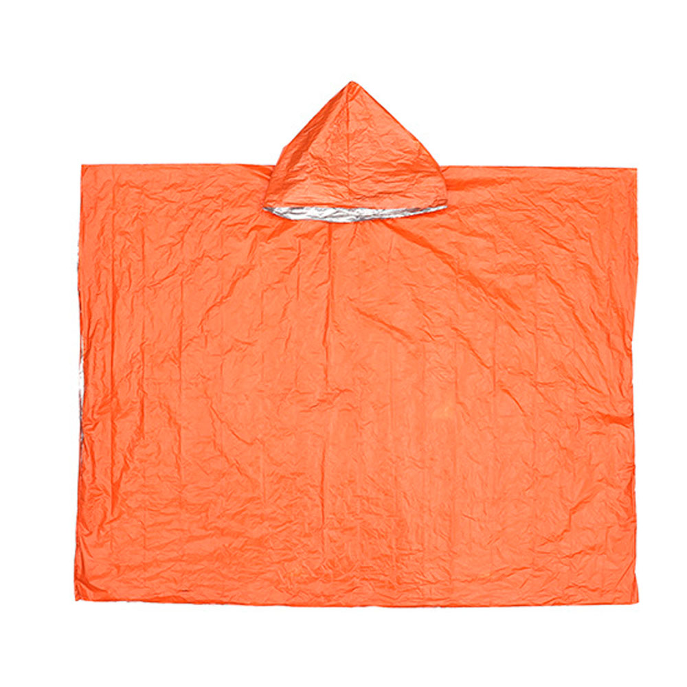 Плащ-дощовик з капюшоном YT-44815, 130х100 см. Orange.