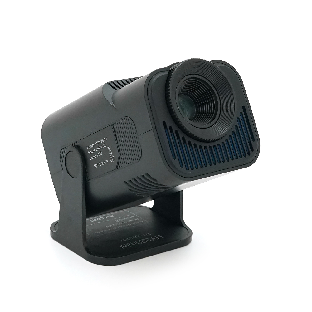 Смарт проектор HY320 MINI, Android 11, 720p, 200 ANSI, Wi-Fi 2.4+5G, Black, Box