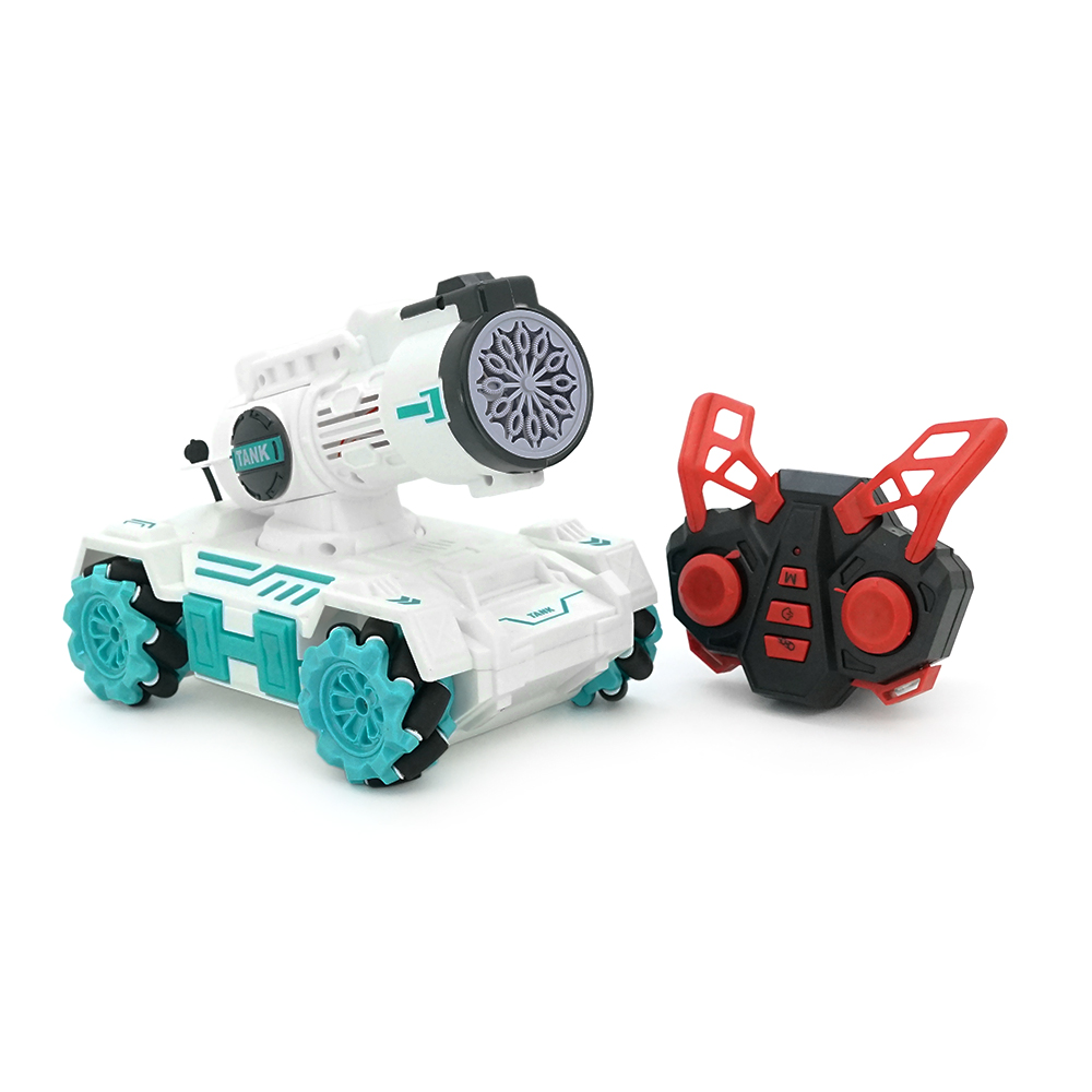 Радіокерований танк із піногенератором CX-102. Частота 2.4 ГГц. Рух вперед/назад, повороти, стрілянина піною. Живлення 2хАА. 230х140х130мм