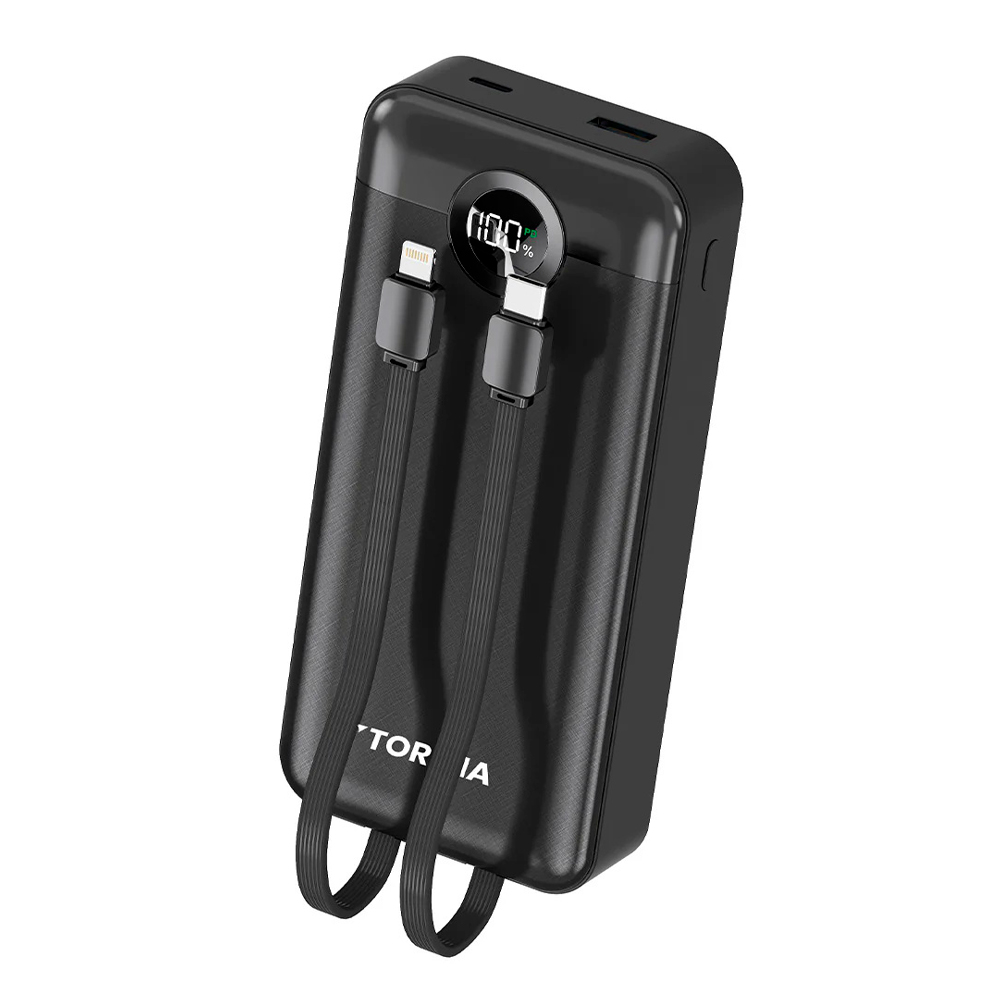 Powerbank Torima TRM-1025 20000mAh, PD 22.5W, кабелю Type-C+LightingMix color, Blister