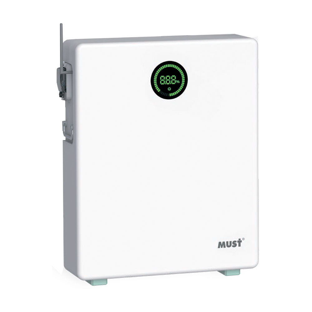 Акумуляторна батарея Must LiFePO4 LP28-48200 51.2V 200Ah 10,24KWh, CAN2&RS232&RS485,WI-FI,IP65, 6000 cycles 500*893*150mm, 92KG