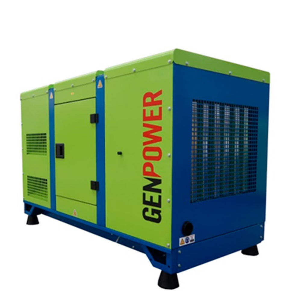 Генератор дизельний GNT 23 AUTO, 3-фазний 230/400V, 50Hz, 23kVA/18.4kW, бак 58л, витрата 4.07 л/год, відкритий тип, закритий тип, 2000x1000x1190мм, 680кг