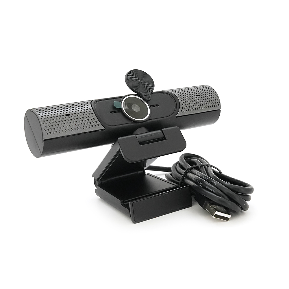 Вебкамера з мікрофоном Q7, 2K 30fps, з автофокусом, пласт. корпус, Black, BOX