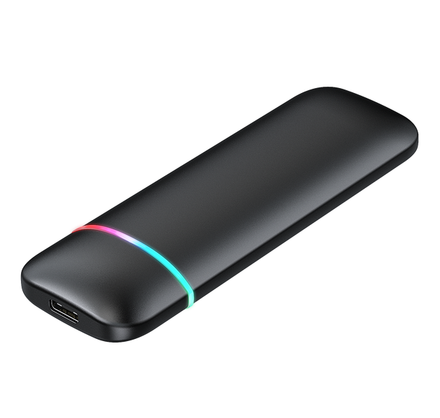 Кишеня зовнішня M14NVME, Type-C 3.1 A-C 10 Гбіт/с, M.2/NVME Протокол: M.2 NVME/NGFF Dual Protocol, Контролер: 9210B, Led, Black