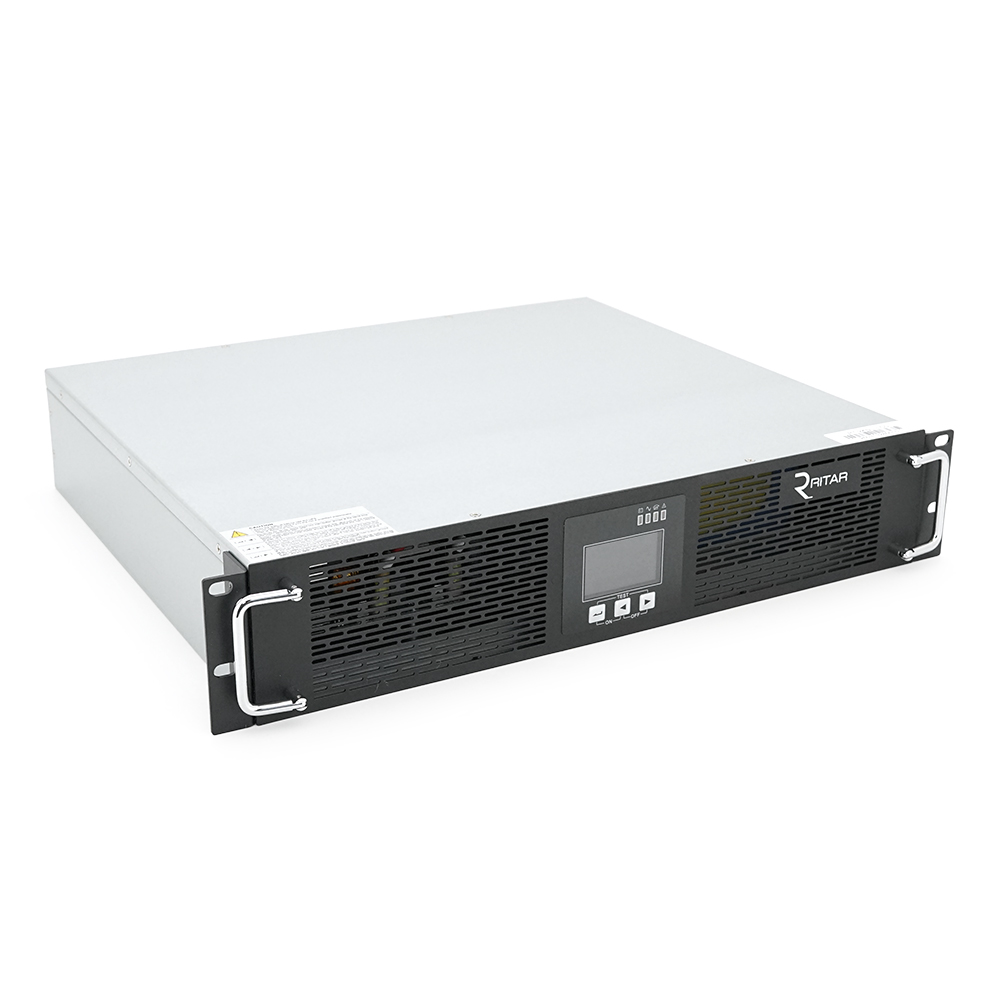 ДБЖ ON-LINE Ritar RACK RT-1KSLI-LCD, 1000W, 25.6VDC, 154Wh LiFePo4, IEC sockets *8 pcs, 1*USB,1*RS232,1*EPO,  SNMP slot, Q1