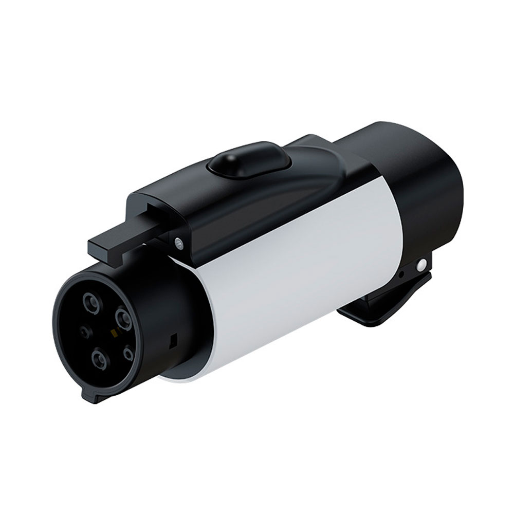 Адаптер перехідник для заряджання електромобіля NACS-Type1, 50A, 12kW, IP67, Black/Grey