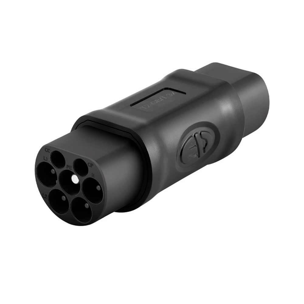 Адаптер перехідник для заряджання електромобіля Type2-GBT, 7Pin, IP55, Black