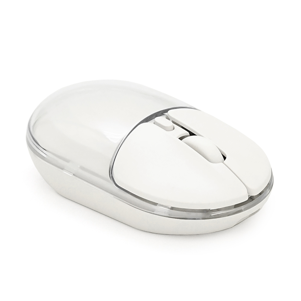 Миша бездротова JEDEL WD142, 800/1200/1600DPI, 2.4 GHz+Bluetooth 5.0, 3.7V 300mAh, Type-C заряджання. 105x59x34 мм. White. Box