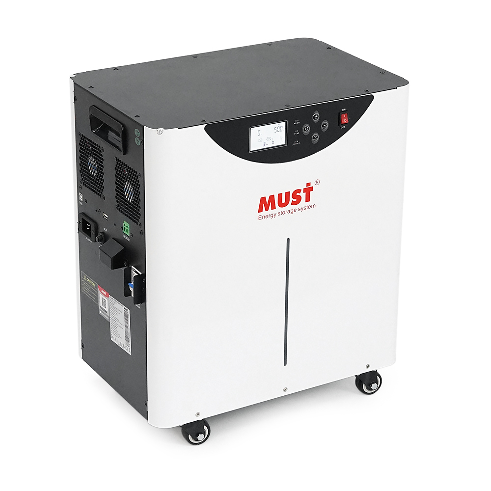 Must HBP1800-3024 3000W LiFePO4 LCD, 24VDC, PV 60A MPPT, 230V ±5%, 6000 cycle 80% DOD, 25°C, 379x254x498 мм