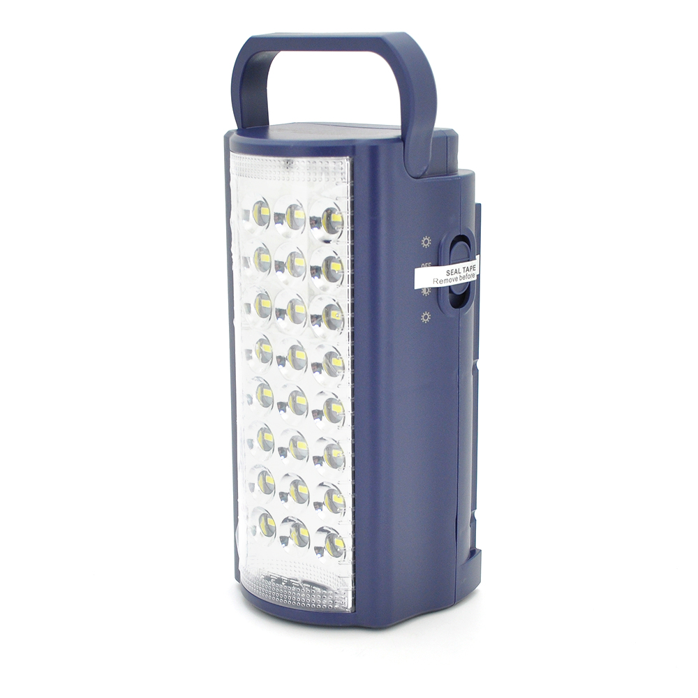 Ліхтар переносний GOLD SILVER GS-2400LED, 2 режими (16+8Led), вбудований аккум, корпус пластмас, кабель 220В, Mix color, Box