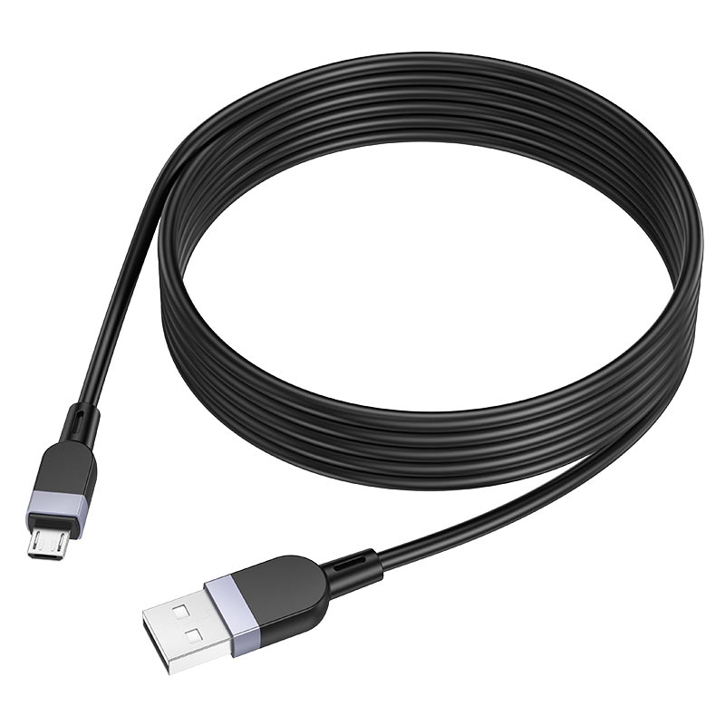 Кабель Hoco X109, Micro-USB, 3A, Black, довжина 2м, BOX