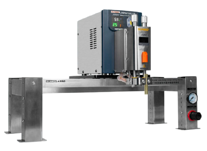 Апарат точкового зварювання конденсаторний SUNKKO A330, Ni-Cd, Ni-MH, Li-Ion,лента 0,1-0,35мм, 220В, ток-2000А, U=5.6-6В, 12кВт, 505*190*340мм, 16.7кг