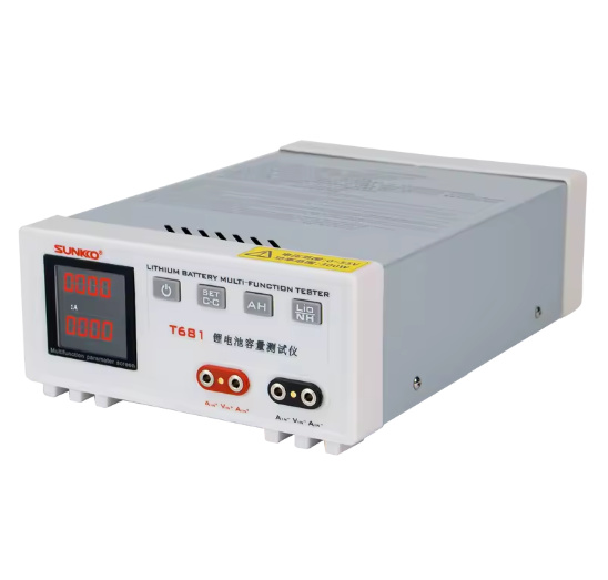 Тестер Sunkko T-681 розряду/потужності/напруги батареї Lifepo4, LiIon акумуляторів 0-55В/0-84В, LCD, 300*90*82мм, 1.4кг