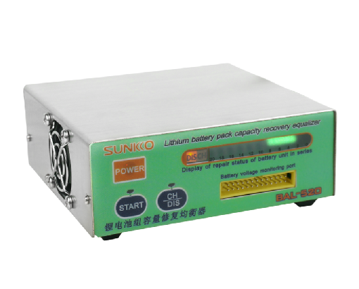 Балансир активный Sunkko BAL-520 24S Li-ion 3–20S, 5В, індикатор LЕD, баланс розряд 3В заряд 4,2В, 123×117×44mm, Box