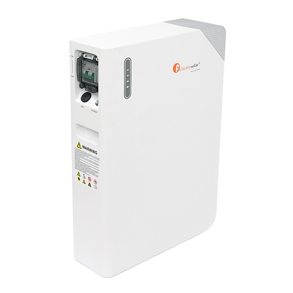 Аккумулятор FelicityESS LiFePO4 FLB48100WG1-H (Heating) 51.2V 5.12kWh. BMS 100А, до 32 parallel, CAN/RS485, IP65. 650x450x174 мм. 48.5 кг.