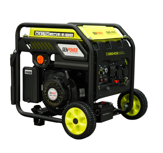 Генератор інверторний БЕНЗИНОВИЙ GENPOWER GBG 40IE 3.2kW (4kVA), однофазний, 230V, 50Hz, DC12V. об'єм 10.0л. витрата 0,374 Lt/kWtt, стартер, 530 * 440 * 540mm.31kg.