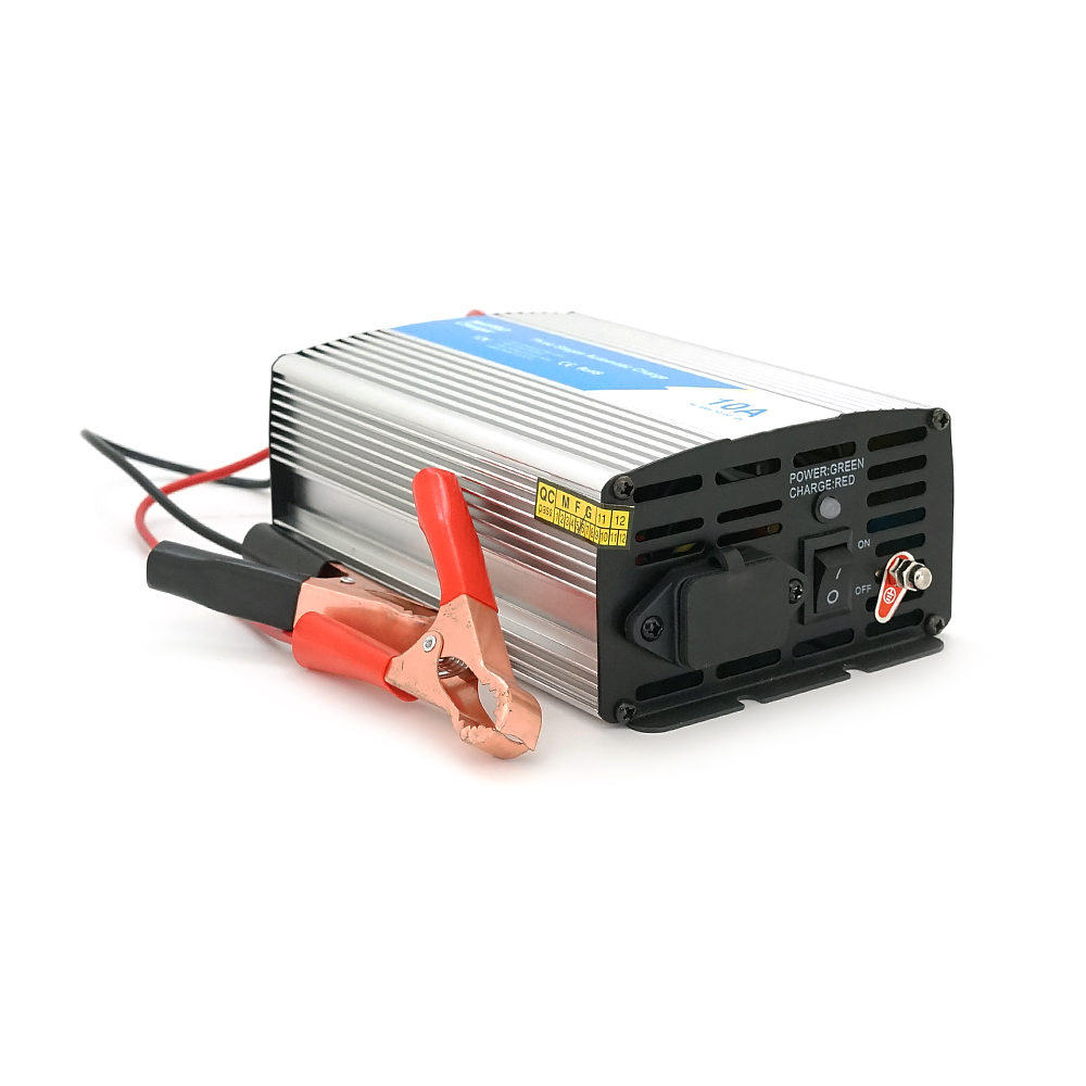 Універсальне ЗУ для акумулятора BPC 12V 10A (AGM, GEL), AC220V, DC14,5, Струм заряду 12V/10A, LCD, крокодили
